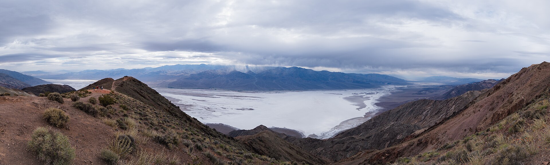 El Valle de la Muerte en California, donde se registró la temperatura más alta del planeta