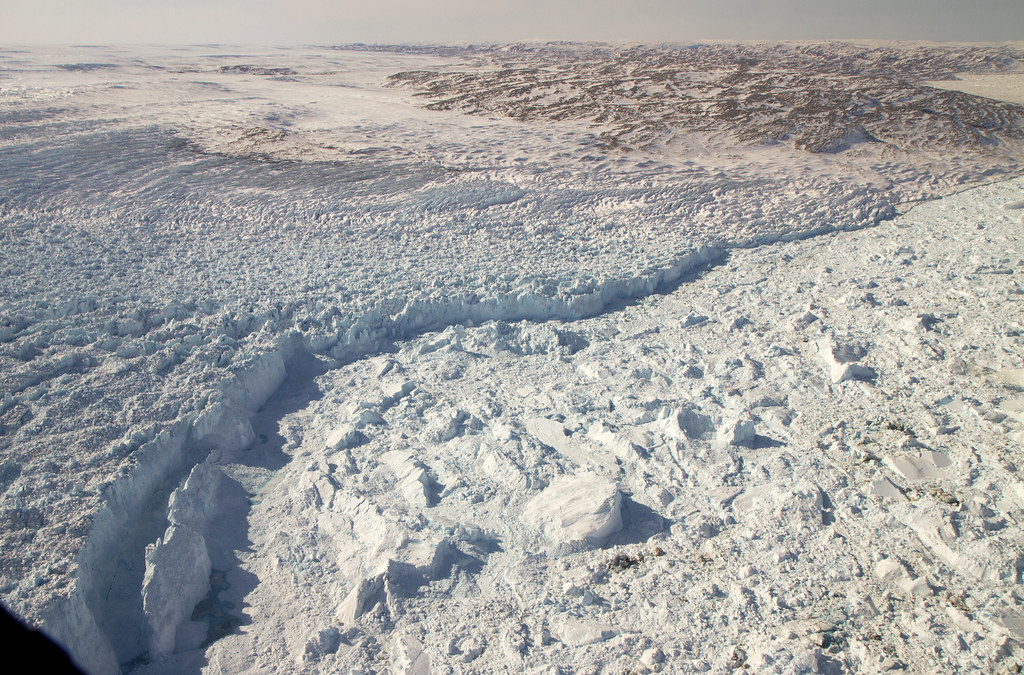 Desierto de hielo en la Antártida
