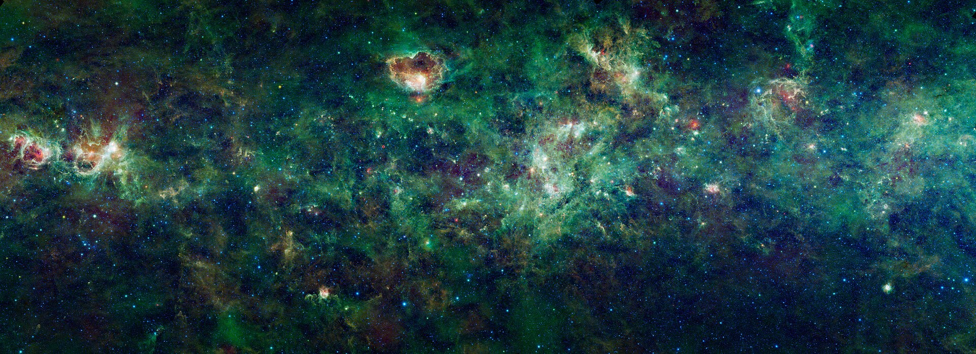 La Vía Láctea en el cielo nocturno