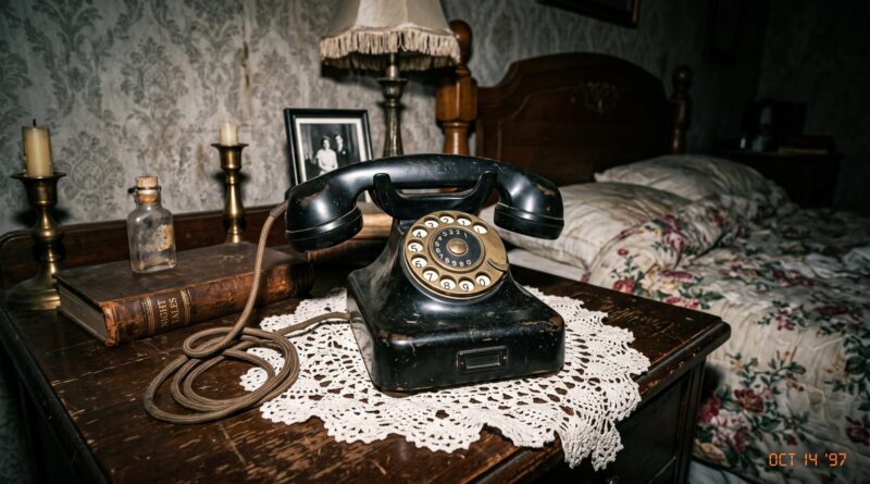 Teléfono antiguo de disco